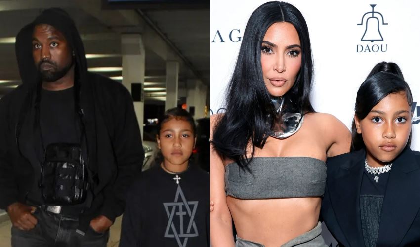 kanye west defies kim kardashian, releases song featuring north west & diddy