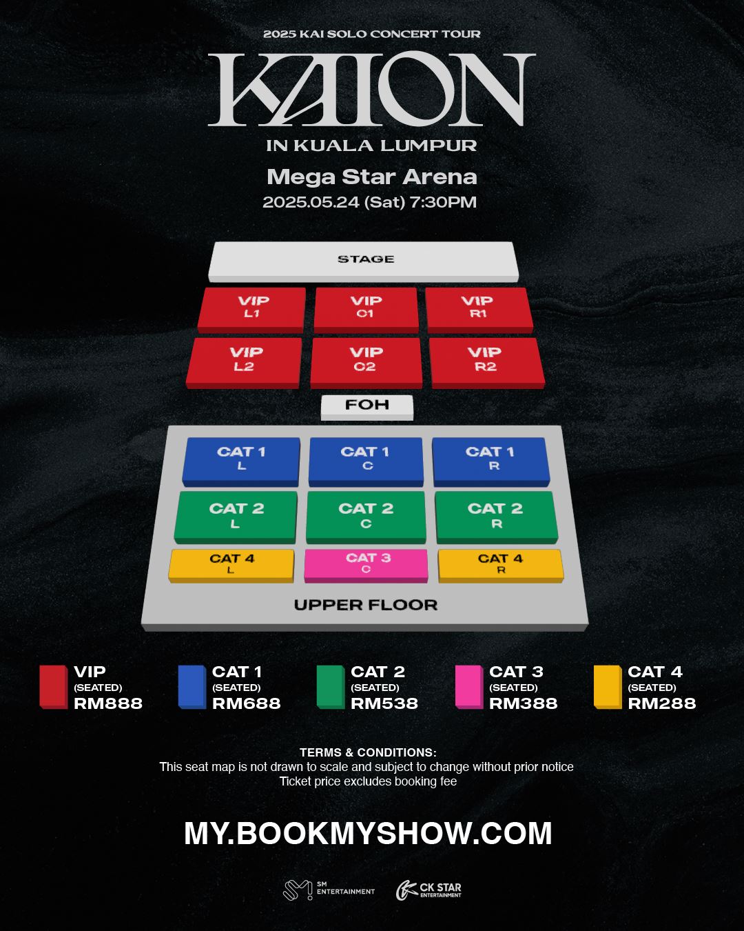 exo成员kai 金钟仁来马solo开唱❗门票于4月8日开售🔥