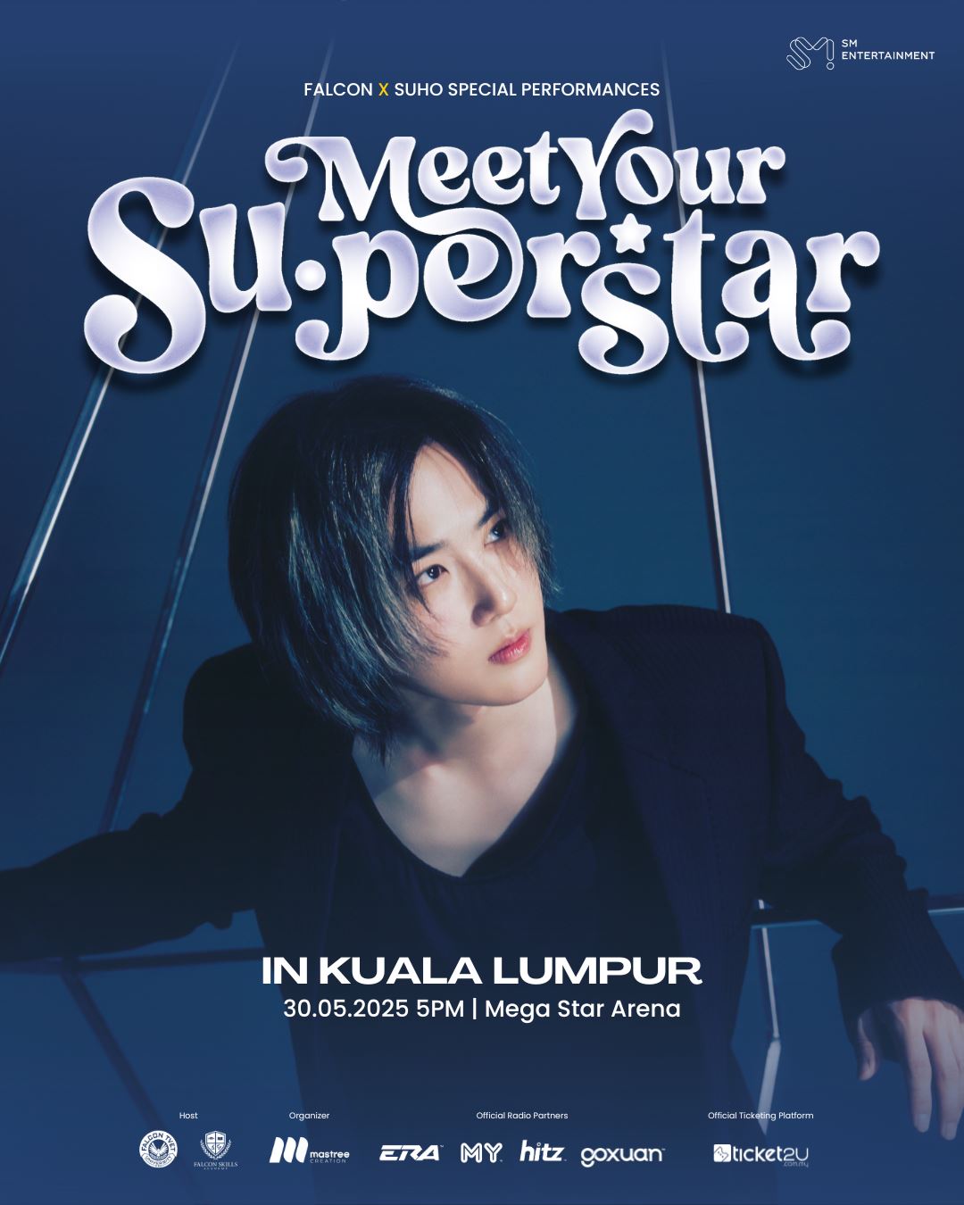 韩团exo队长suho于5月30日来马‼️门票将于3月24日开售🔥