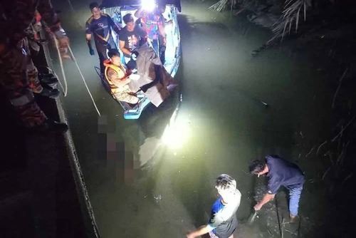 lelaki lemas ketika cuba selamatkan anak