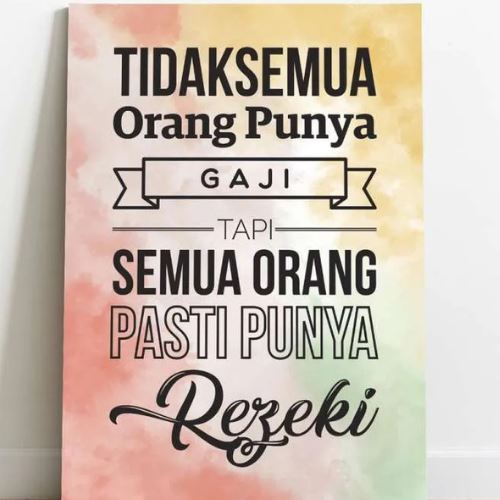 duit bukan hanya datang dari gaji: usaha, tawakal & syukur kunci rezeki 