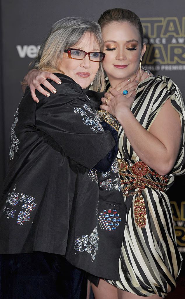 how billie lourd keeps carrie fisher’s legacy alive for her kids in a touching star wars day tribute