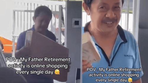 [video] pekerjaan baru bapa lepas pencen, ‘shopping online’ setiap hari 