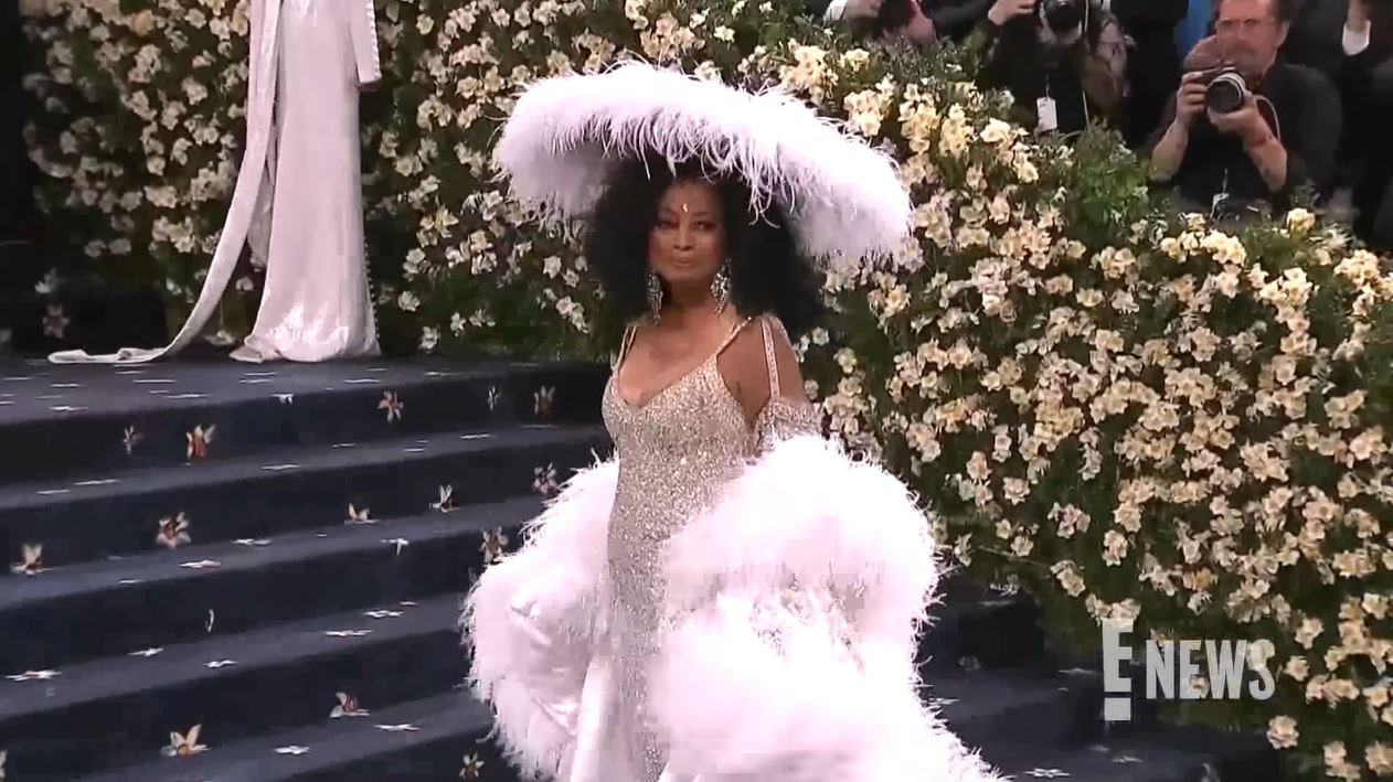 diana ross returns to the met gala in dazzling fashion after 20 years