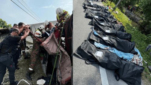 tragedi teluk intan: lapan anggota fru terkorban dalam nahas jalan raya 