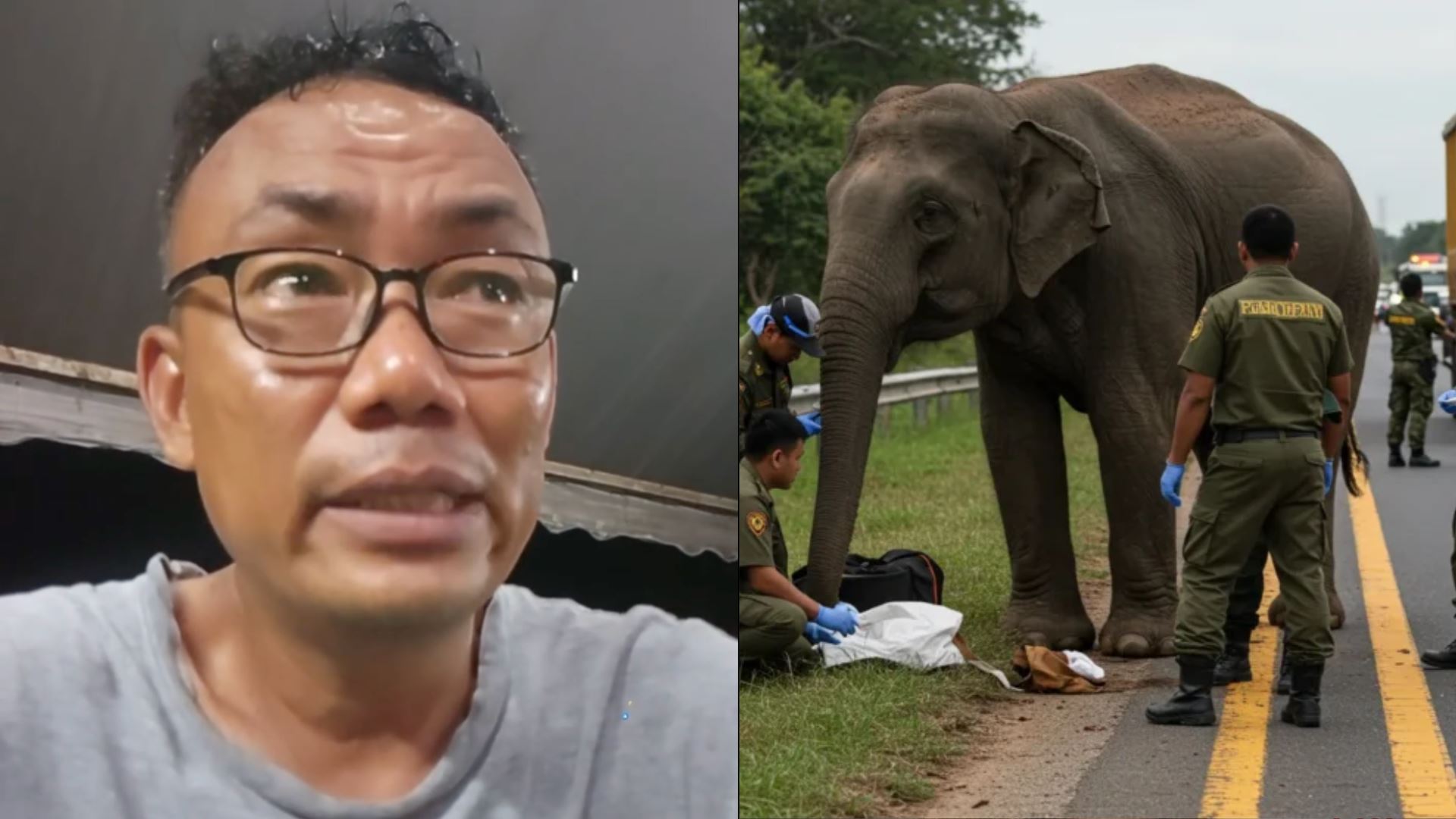 “saya dengar ibu gajah menangis…”