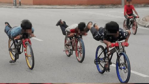 polis siasat penganjuran perlumbaan basikal lajak di damansara damai 