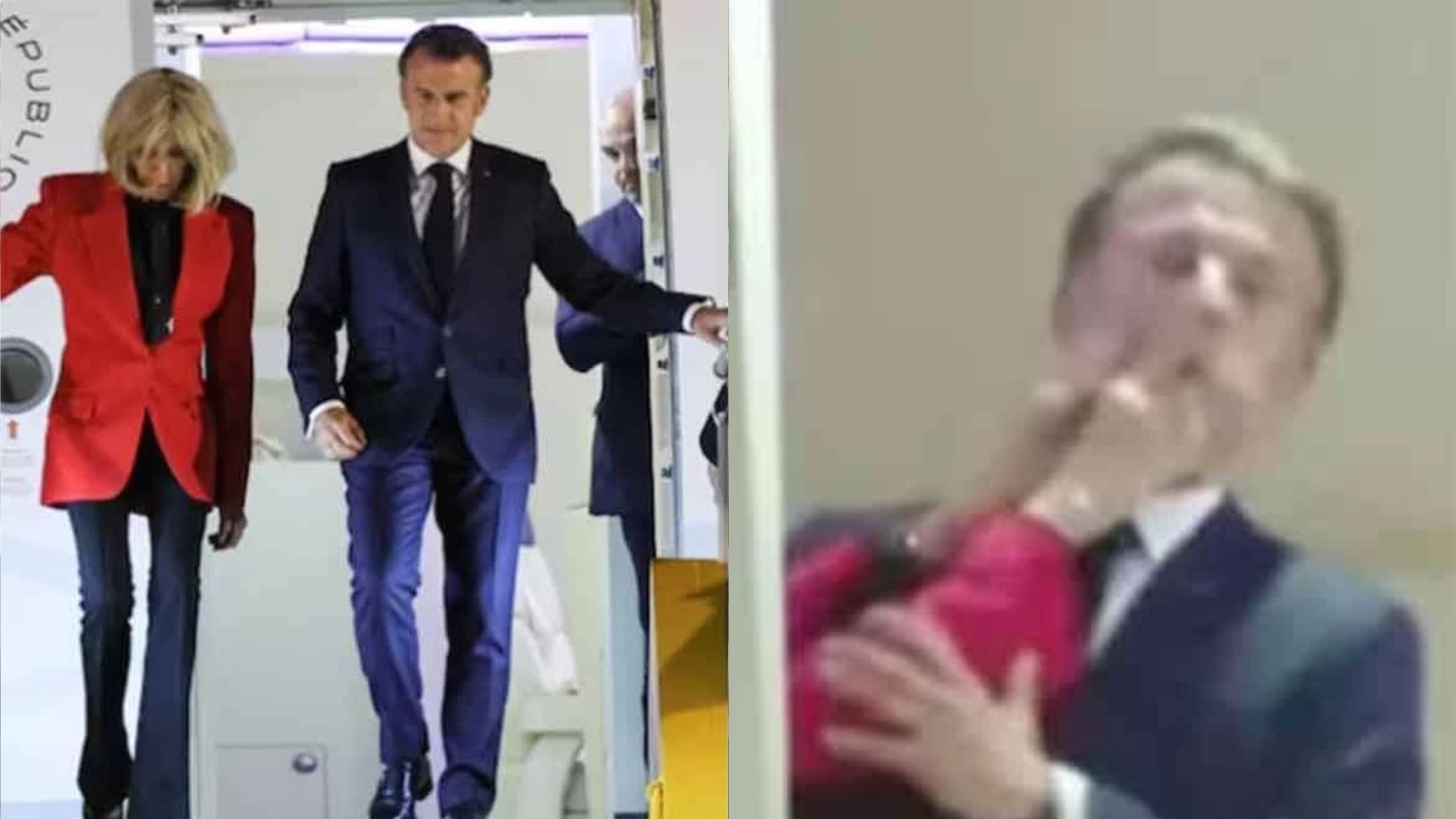 hanya gurauan antara suami isteri, macron perjelas insiden tular bersama brigitte