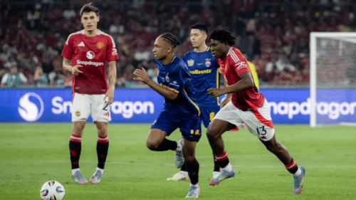 the red devils tewas di bukit jalil, asean all-stars buat united malu besar