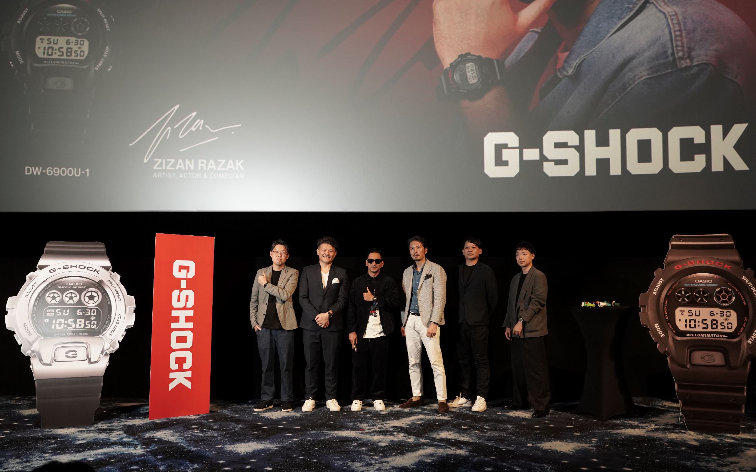 zizan razak dilantik sebagai duta rasmi pertama g-shock malaysia