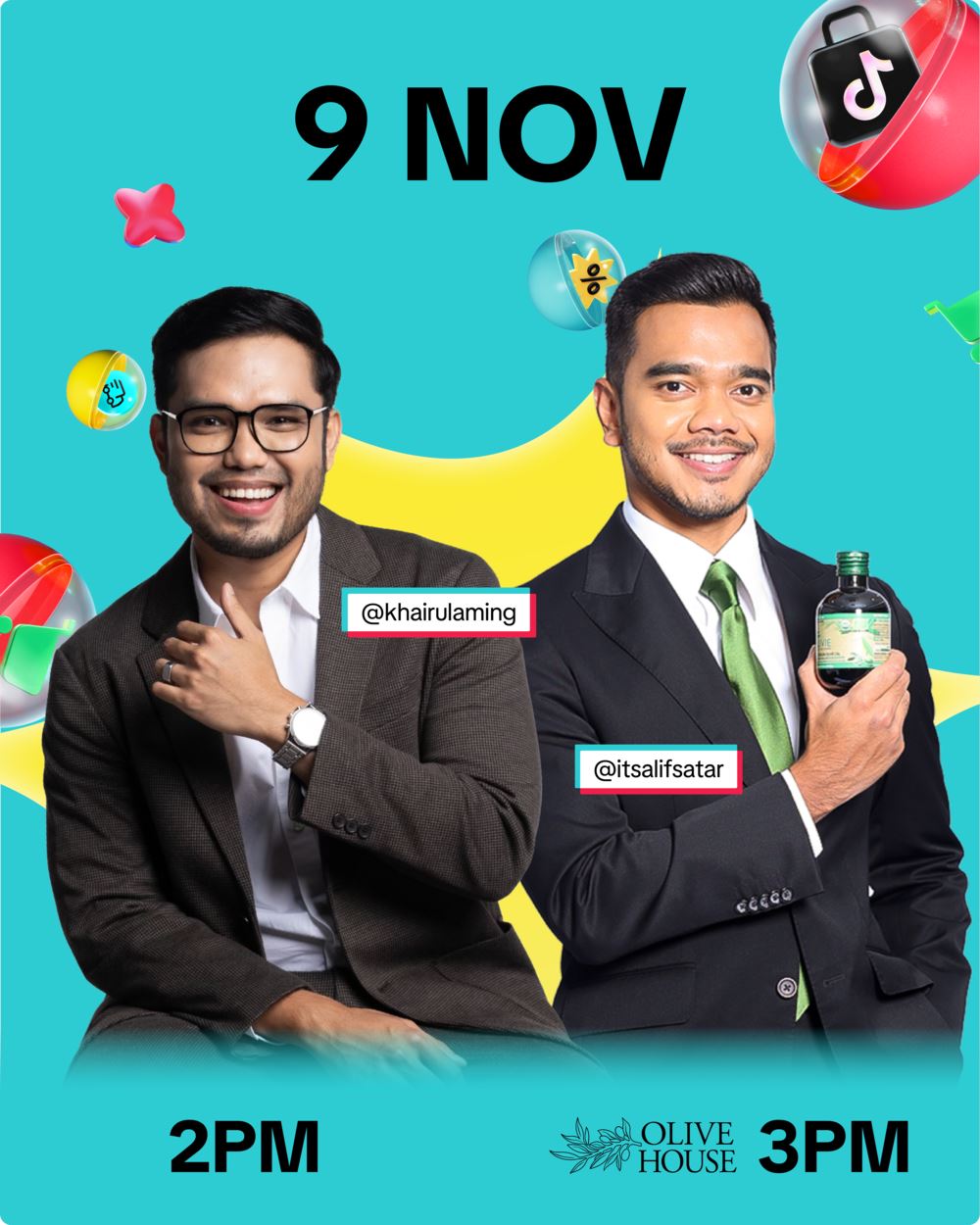 A poster of Khairul Aming and Alif Satar