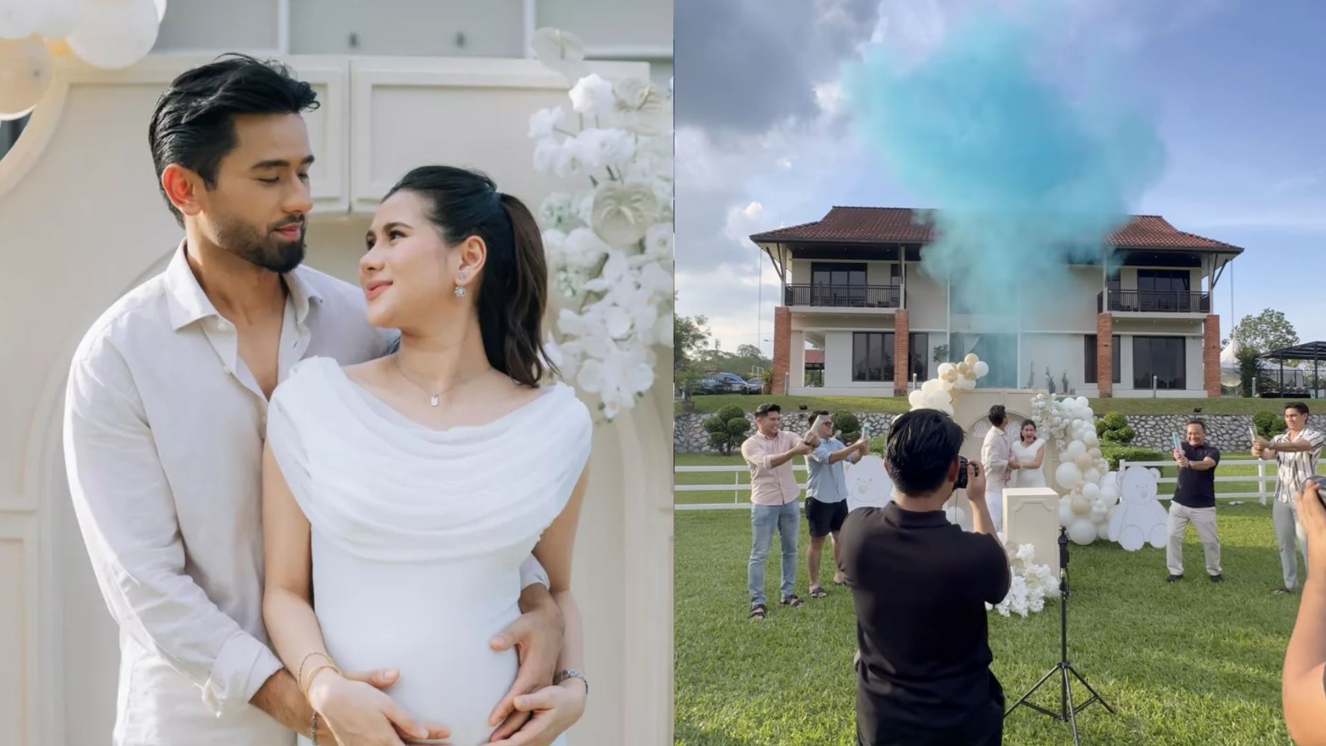 redza rosli & bella hanna syukur bakal timang anak lelaki