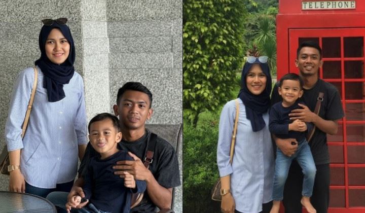 sayang hingga syurga! arwah isteri hidap kanser ketika hamil, suami mohon sunting gambar keluarga sebagai kenangan abadi