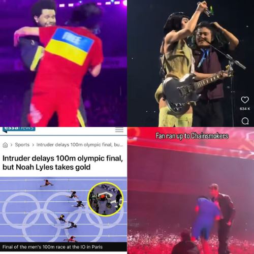 [video] penceroboh bersiri peluk ariana grande secara tiba-tiba, individu sama cetus kekecohan di karpet perdana ‘wicked: for good'