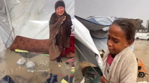 musim sejuk ketiga tanpa rumah, warga gaza terus tidur dalam kesejukan