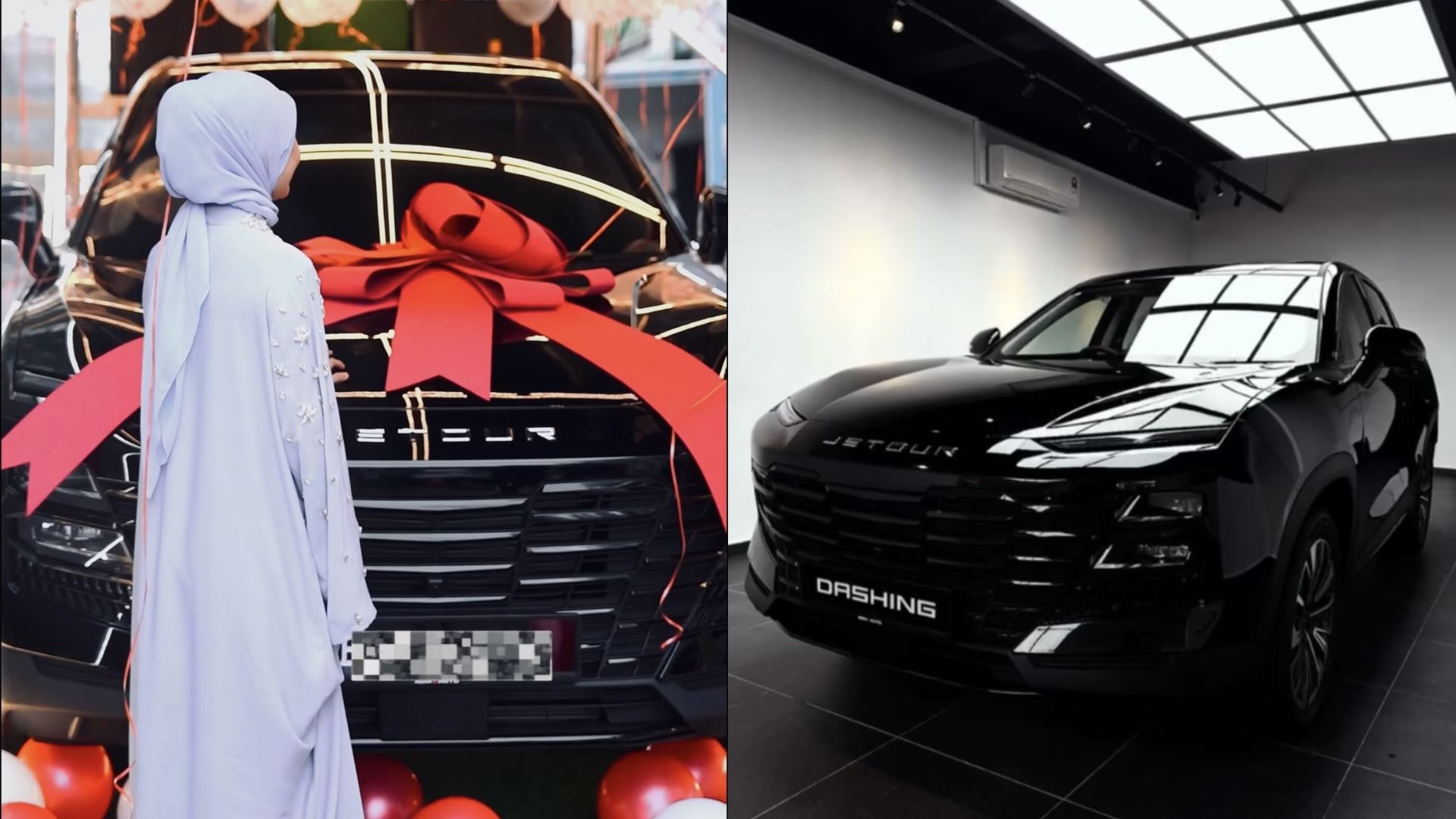 nabila razali terharu dapat kejutan kereta baharu daripada suami - “saya post main-main saja, sekali sampai…”