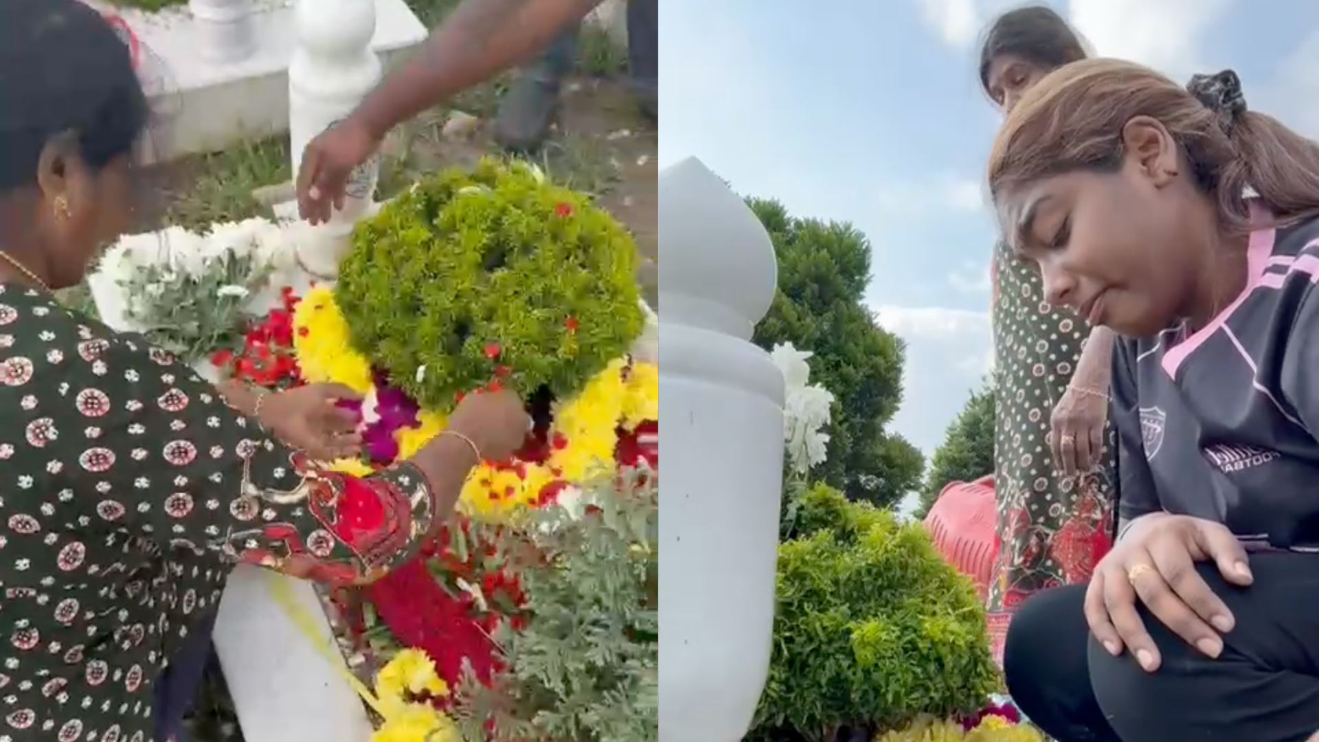 kasih sayang tidak mengenal agama, keluarga non-muslim ziarah kubur anggota keluarga mualaf