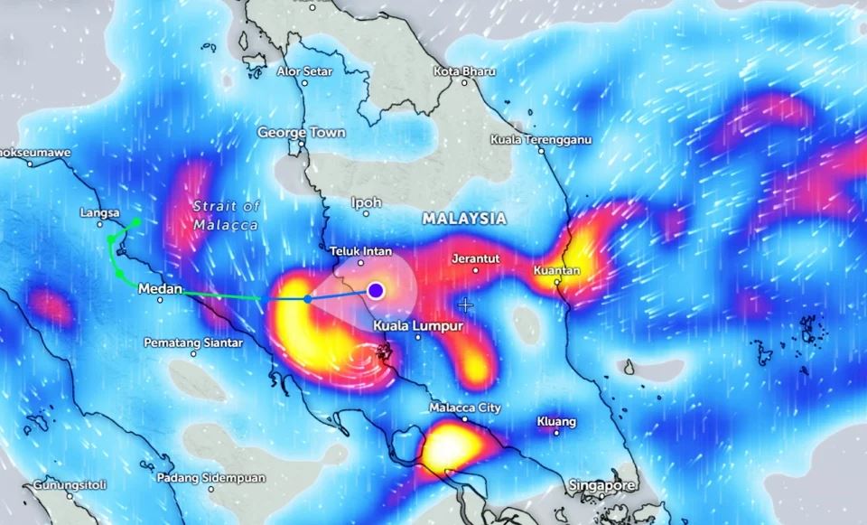 ribut tropika senyar, fenomena aneh di selat melaka kini jadi tumpuan dunia