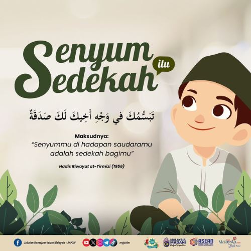 harga sebuah senyuman, menjadi sedekah dan pengikat silaturahim