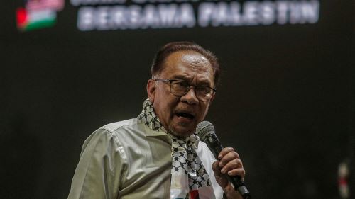 anwar ibrahim kecam tindakan israel, tuntut pembebasan aktivis global sumud flotilla