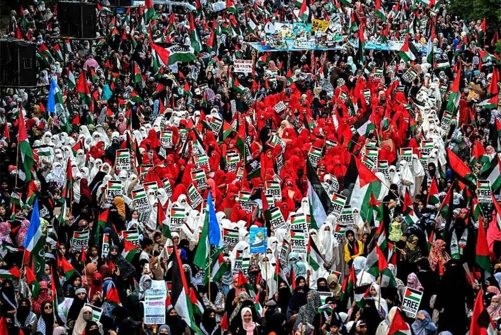 gelombang solidariti dunia terhadap palestin semakin kuat