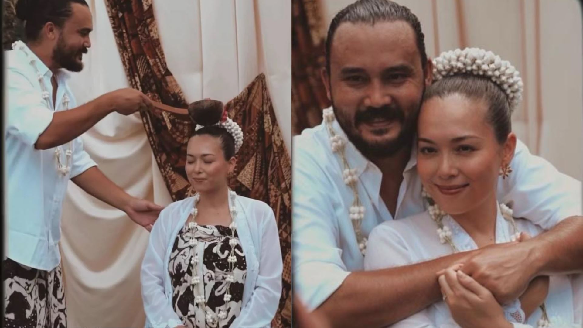 siti saleha umum bakal timang anak lelaki, majlis mitoni penuh tradisi jawa