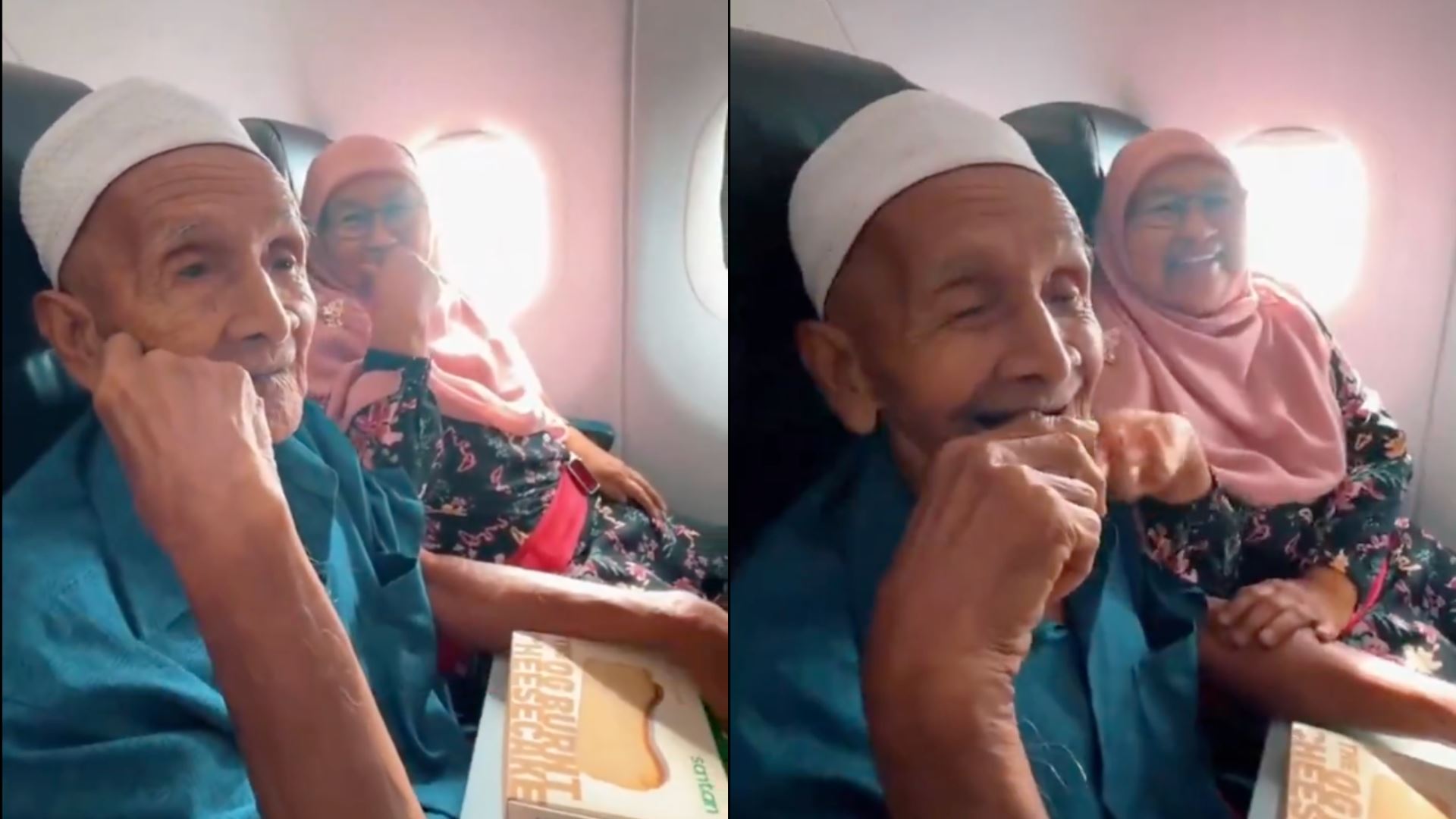 sambutan ulang tahun ke-100 penumpang buat seluruh pesawat tersenyum