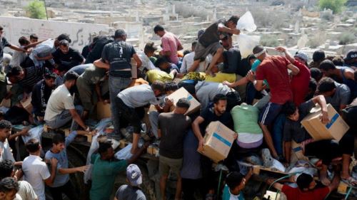 gaza masih dalam krisis, 480 lori bantuan tidak mampu menampung derita