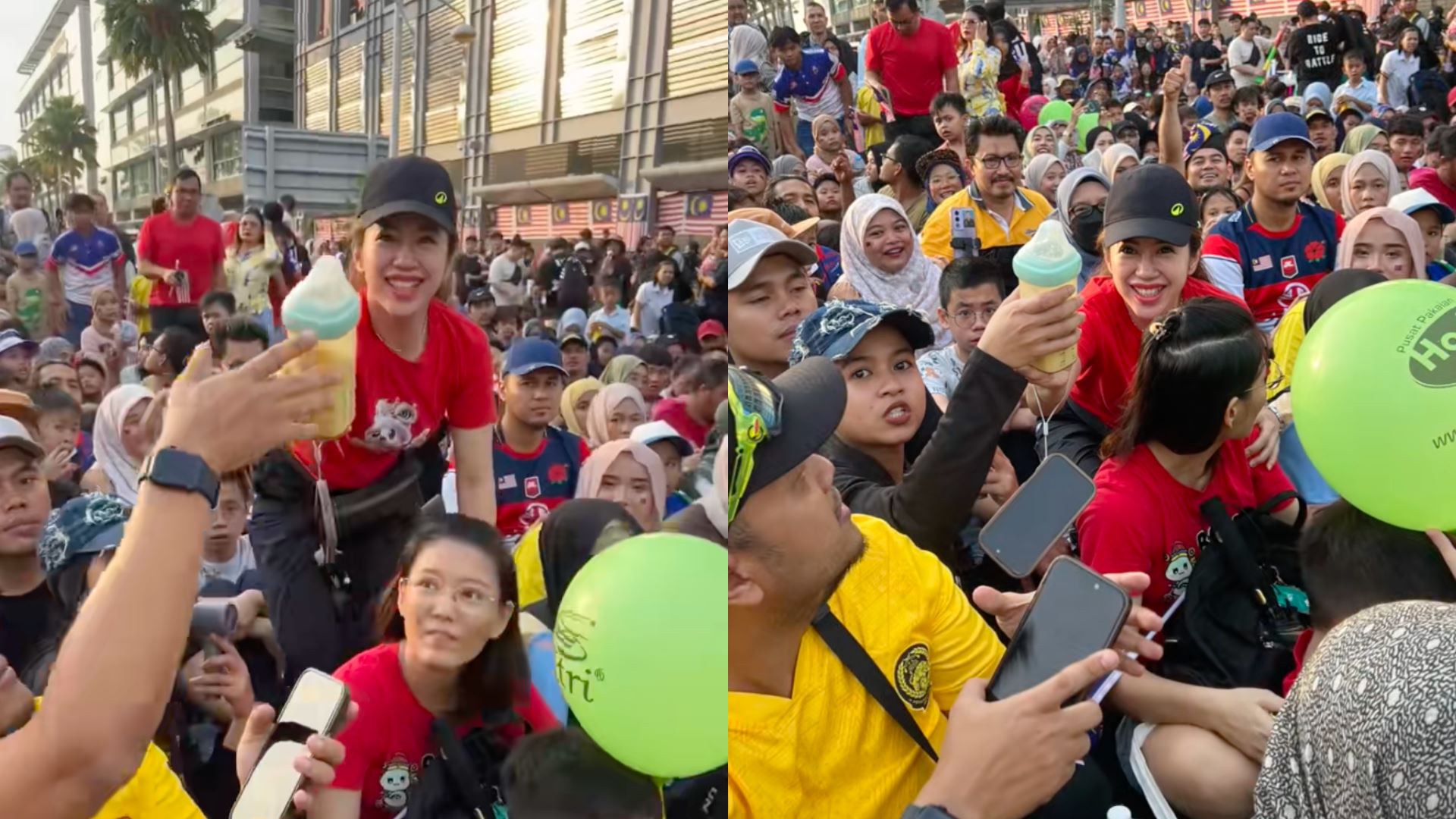 rakyat bersatu demi sebotol susu, seribu makna di hari merdeka