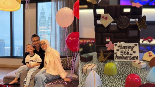 “setiap hari bersamamu adalah nikmat”– emir raikan 5 tahun cinta bersama mira filzah dengan kata-kata menyentuh jiwa