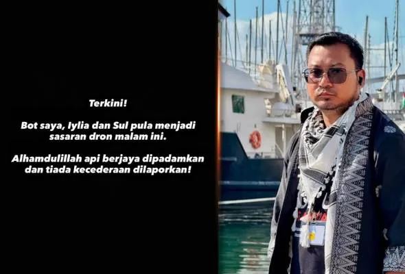 kapal misi flotila ke gaza sekali lagi diserang dron di tunisia