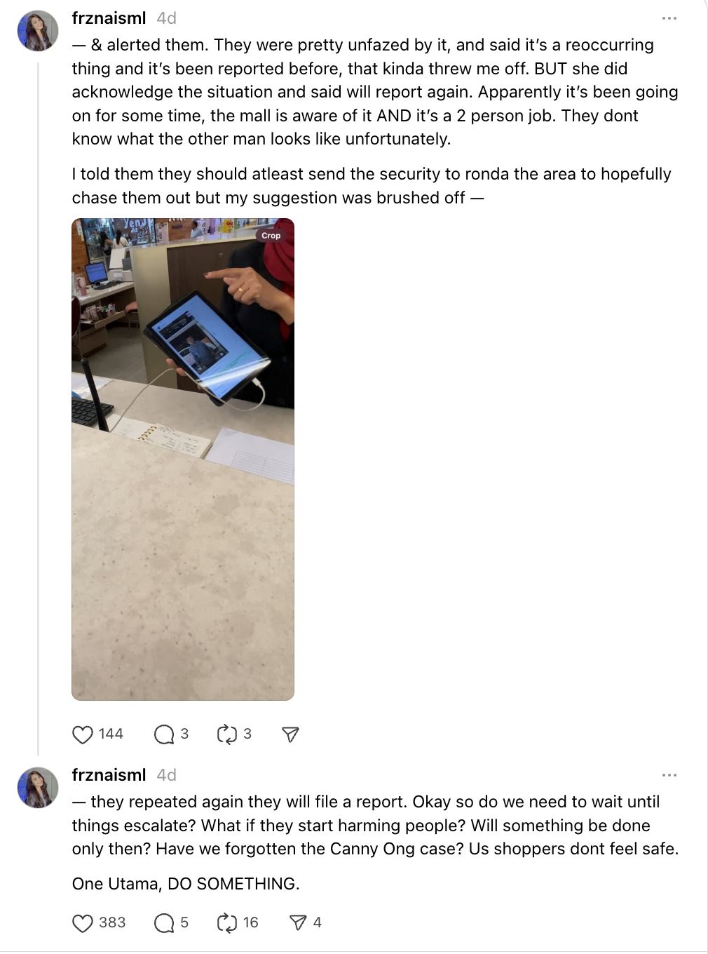 “recurring issue” pj shoppers warned of man allegedly asking for cash in parking lot