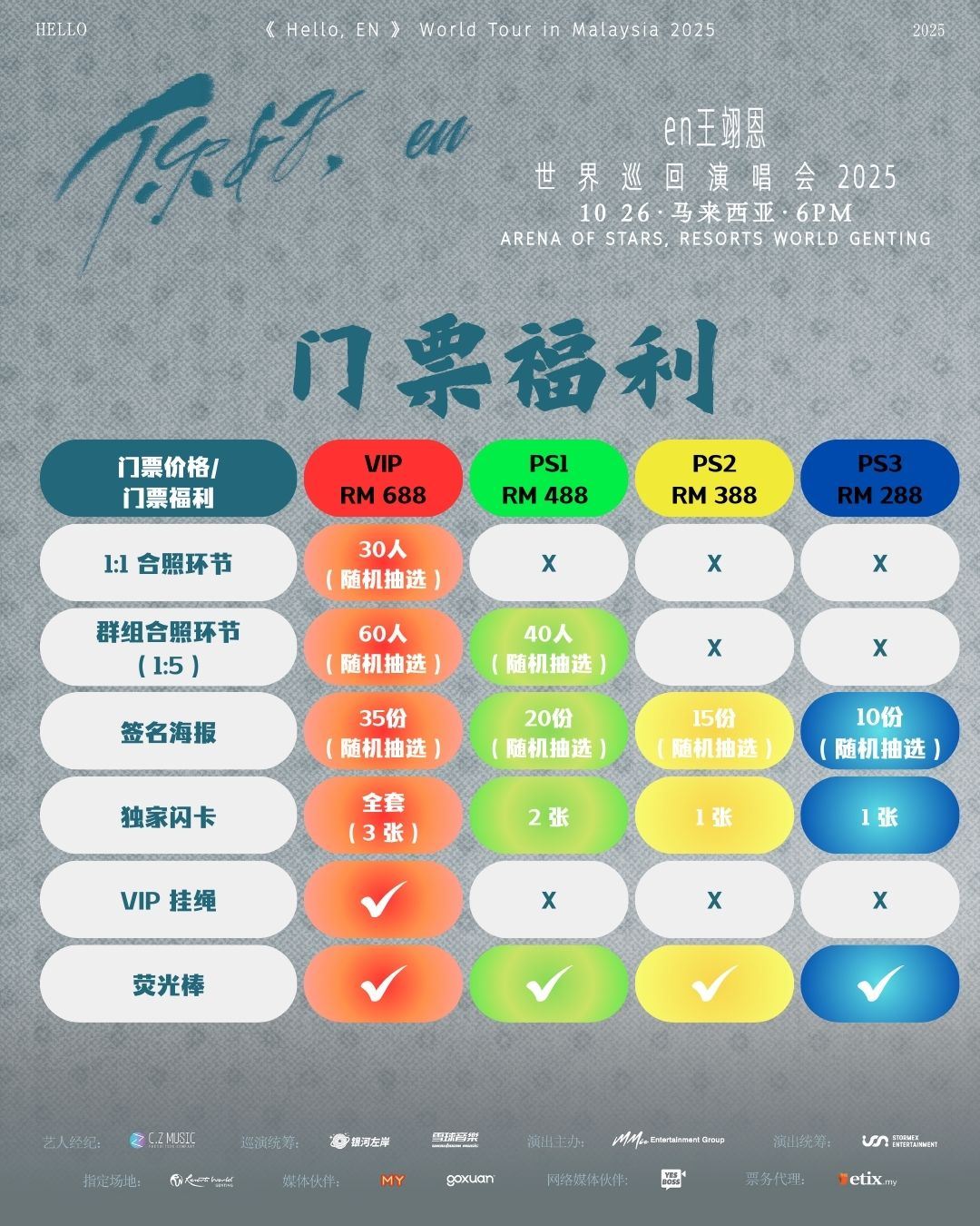 en王翊恩首个大马演唱会1026 震撼开唱！票价公布啦！