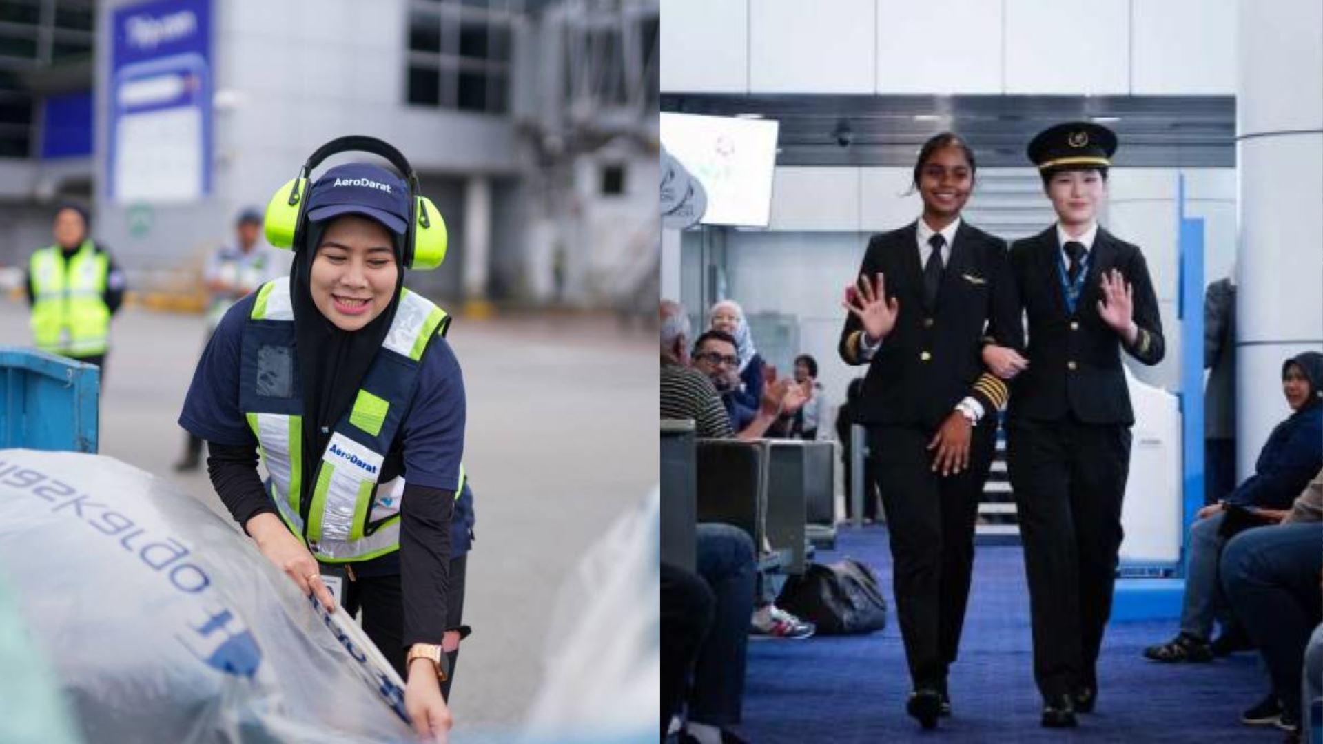 girl power! pesawat malaysia catat sejarah, penerbangan dikendalikan sepenuhnya oleh wanita