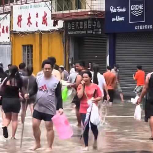 [video] siapa sangka super taufan ragasa hadiahkan ‘seafood buffet’ di tengah bandar macao