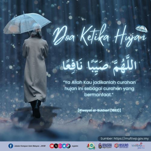doa ketika hujan turun: rahmat membasahi, musibah dijauhi