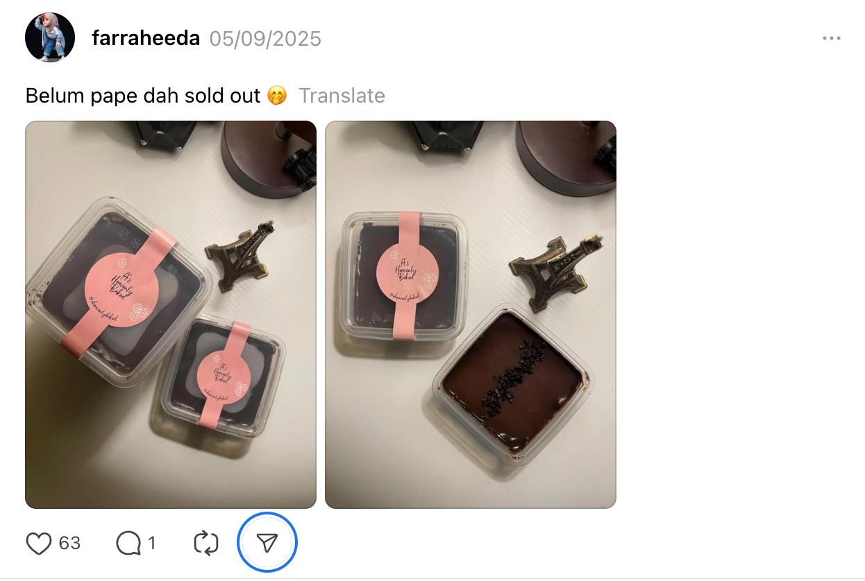 malaysian student uses sara aid to launch kek batik business, cakes sell out fast