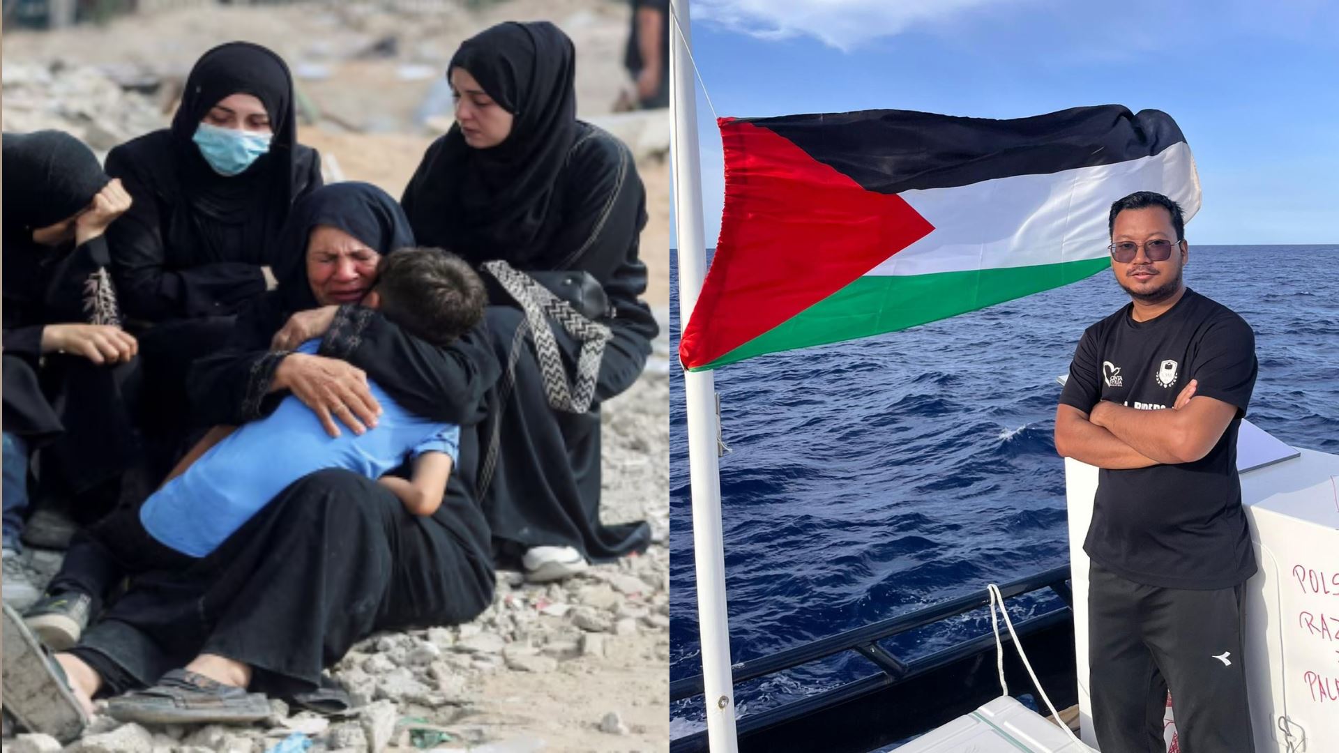 “benda pertama saya nak buat di gaza ialah bancuh susu…” – sukarelawan malaysia