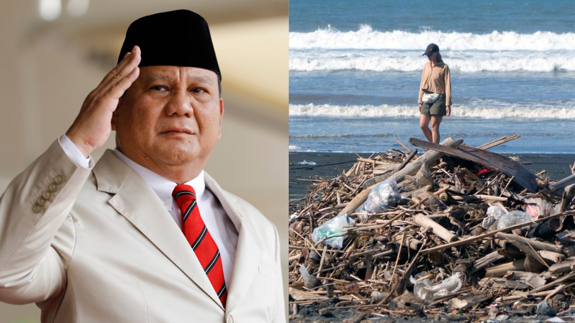 prabowo tegur pengurusan sampah di bali, bimbang jejas industri pelancongan indonesia