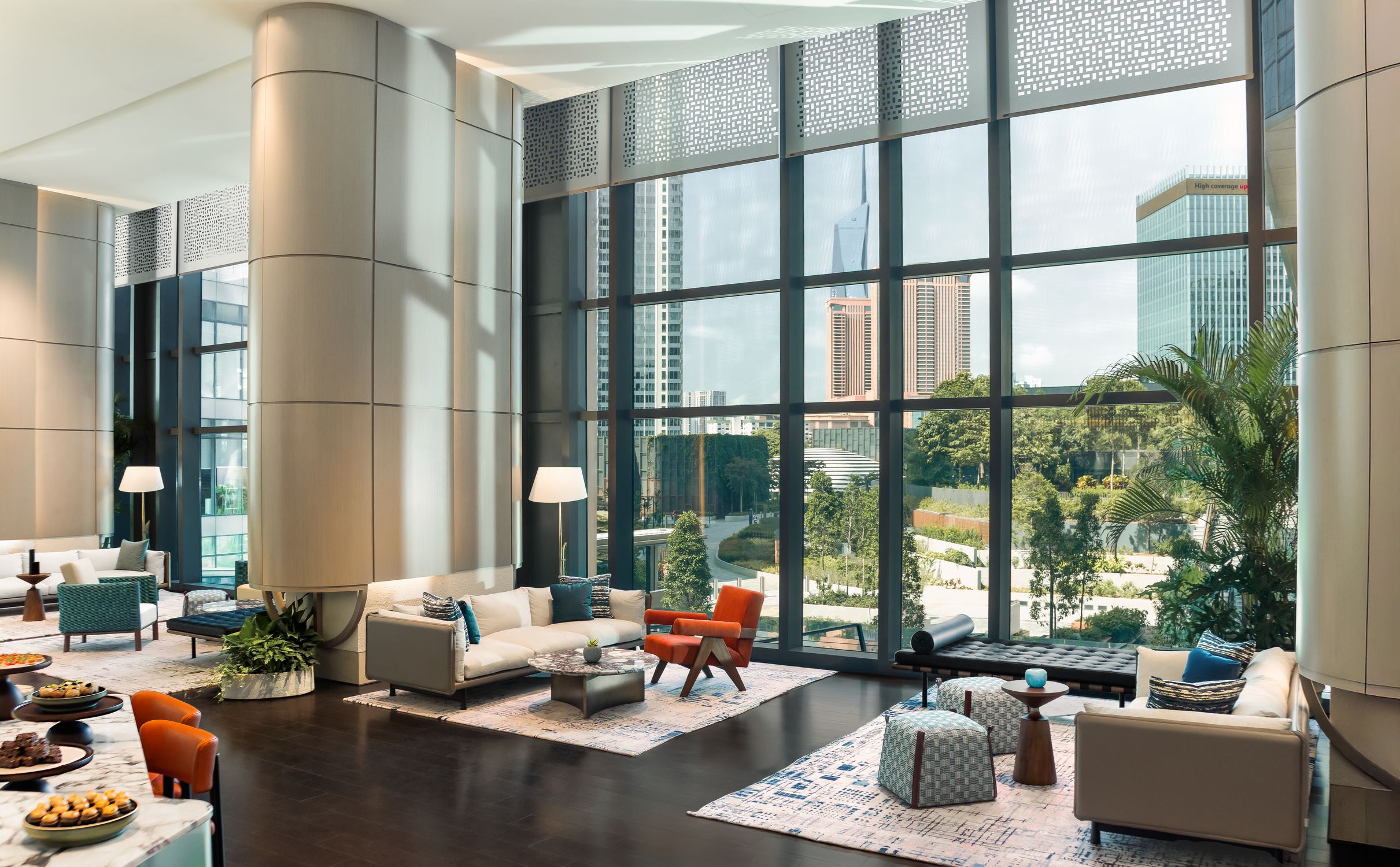 The Living Room, located at the lobby of Kimpton Naluria Kuala Lumpur hotel in TRX