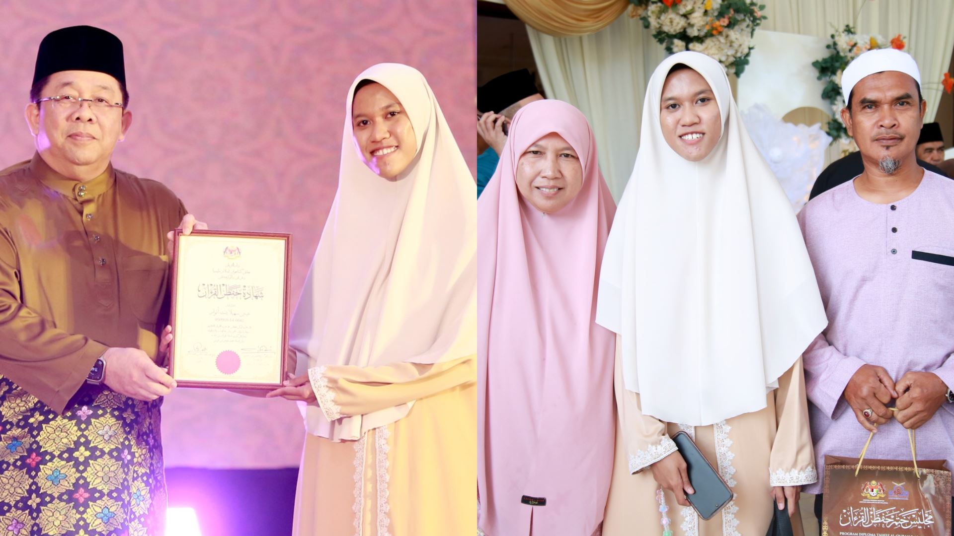 hafizah muda curi tumpuan.. cgpa hampir sempurna, khatam al-quran 10 kali dalam masa singkat