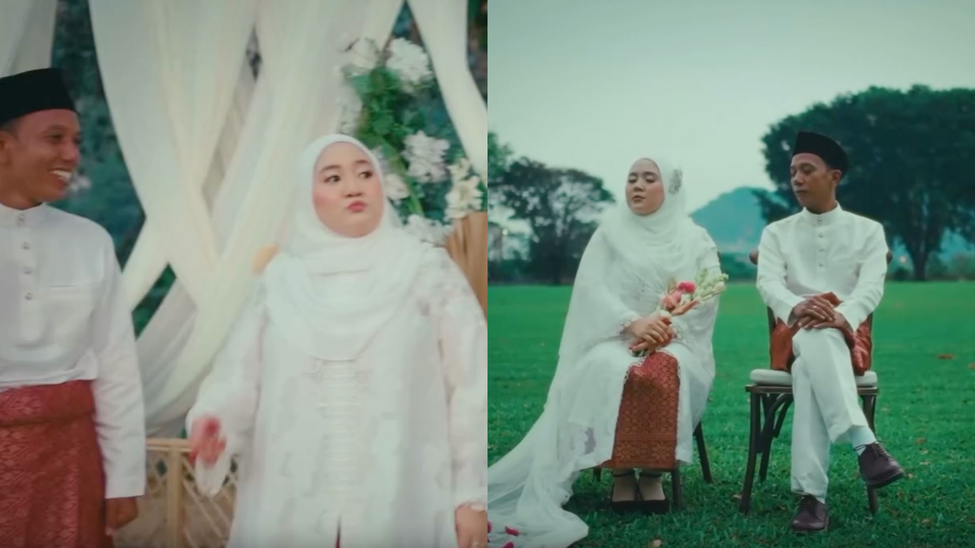 7 kali lafaz baru sah, momen ‘rare’ akad nikah pengantin baru ini buat ramai terhibur