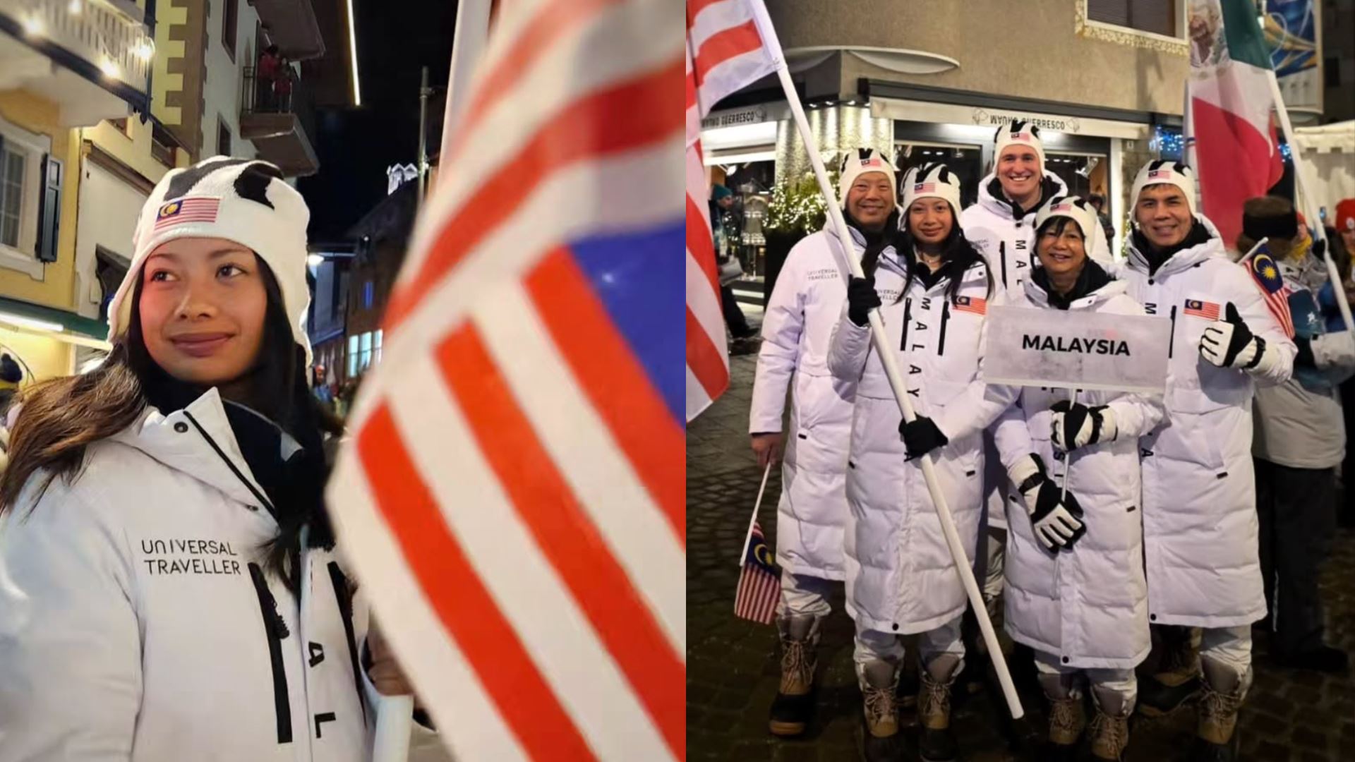 aruwin galas cabaran malaysia seorang diri di olimpik musim sejuk