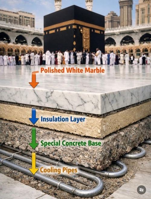 jutaan kaki pijak setiap hari tetapi kekal sejuk, rahsia lantai tawaf di masjid al-haram buat ramai kagum!
