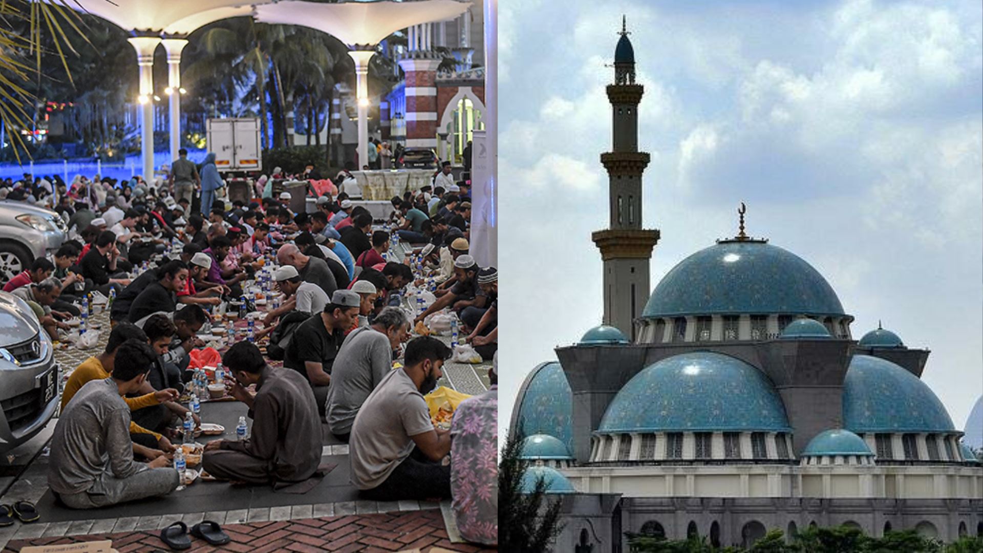 pelajar indonesia puji budaya buka puasa di malaysia, siap dapat hidangan lengkap percuma