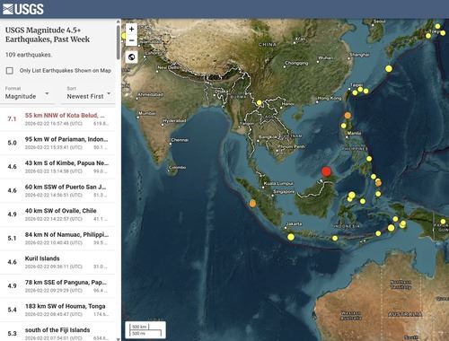 malaysia bergegar tengah malam! gempa 7.1 magnitud cetus panik, terkuat sejak insiden dahsyat di japan