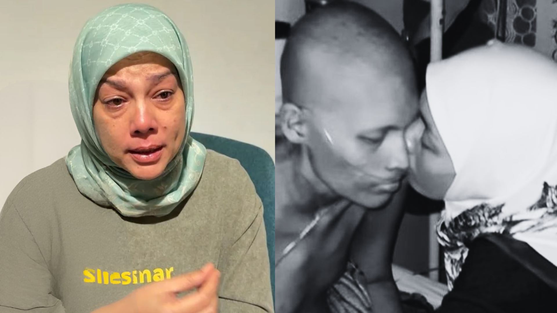air mata sharifah shahirah gugur, terkilan kenang saat pertama mendukung arwah andre - “saya paling tak kuat bila…”