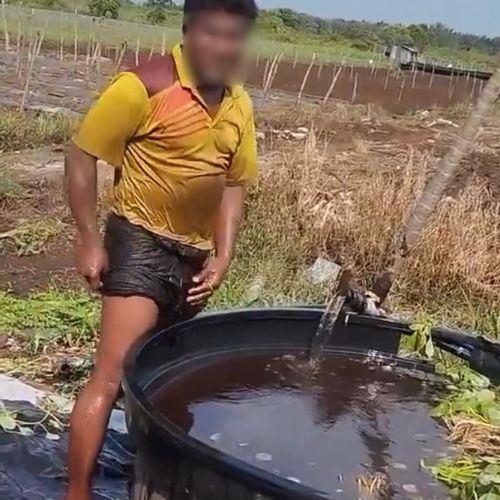 [video] lelaki berang warga asing cuci sayur dalam tangki air, netizen persoal tahap kebersihan