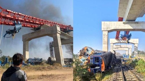 [video] tragedi ngeri di thailand: 22 maut, 55 cedera akibat runtuhan kren pembinaan rel laju