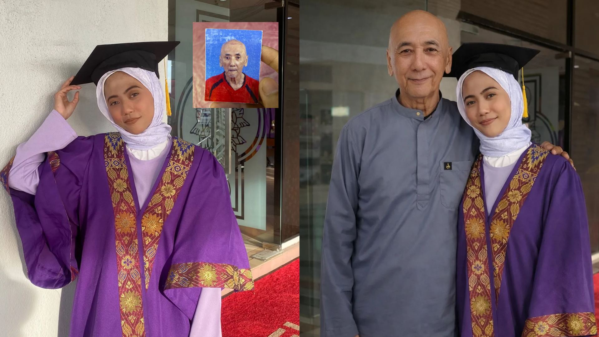 sudah kehilangan ayah, gadis mohon gambar disunting bersama.. sentuh hati netizen – “mesti arwah bangga dengan awak…”